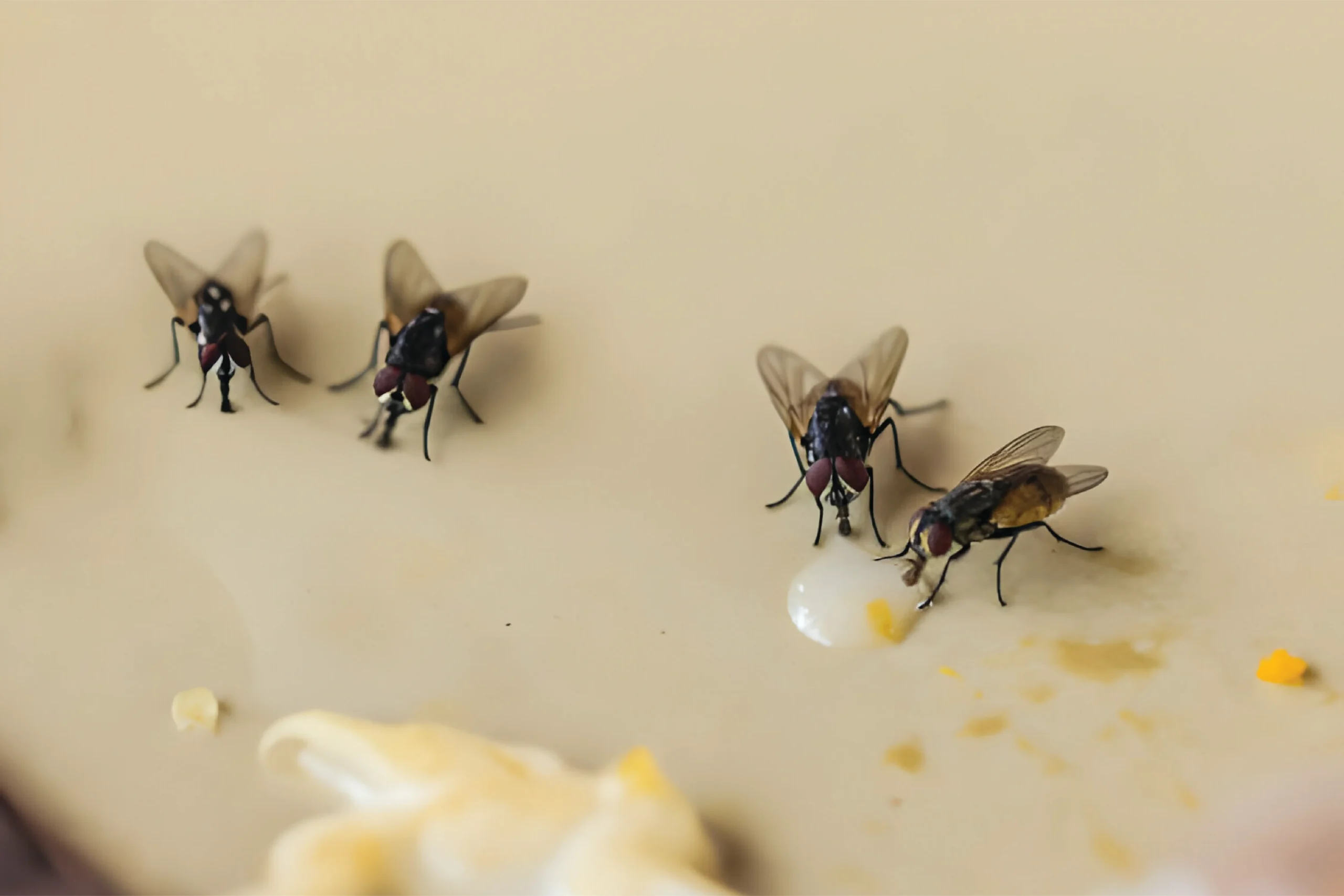 8. House Flies
