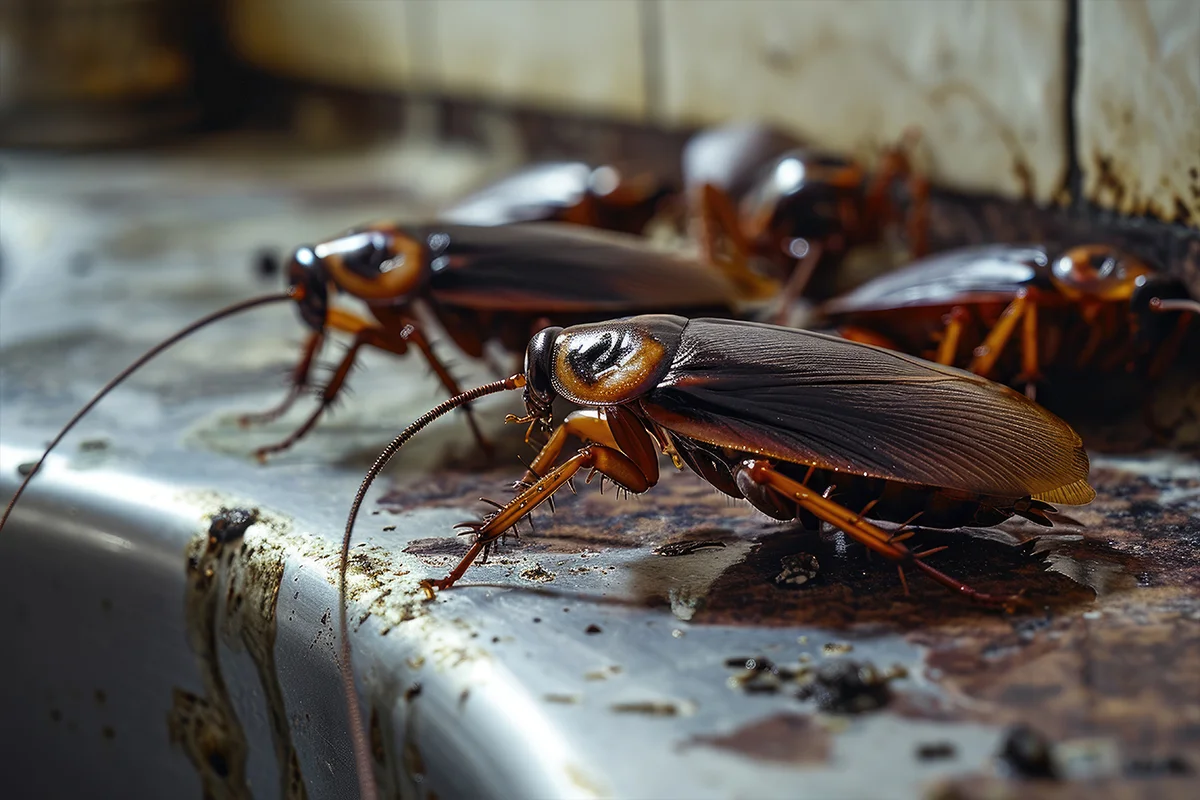 hama di area produksi makanan