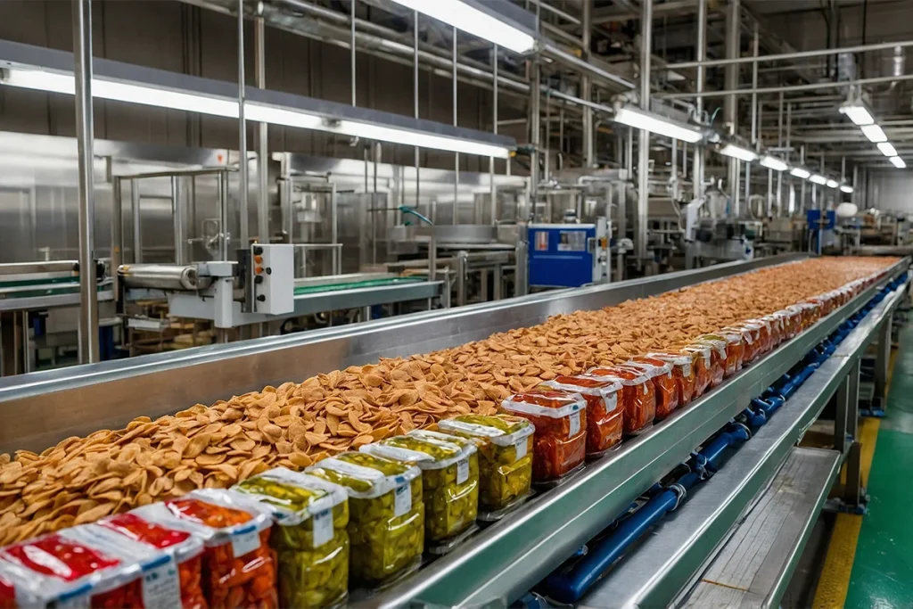 hama di area produksi makanan