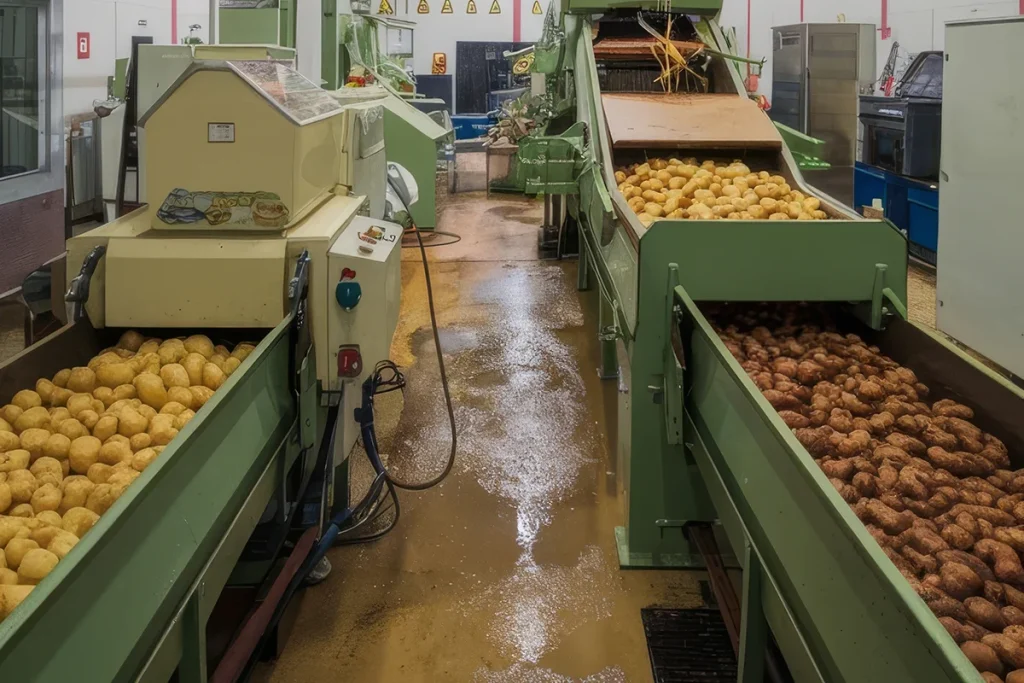 hama di area produksi makanan